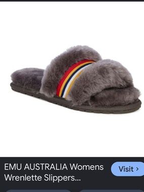 EMU Australia Wrenlette slipper slide sheepskin 9 New condition